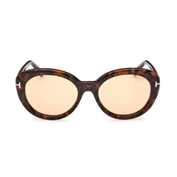 Tom Ford Lily 02 55 mm Tinted Cat Eye Sunglasses - Picture 1 of 12